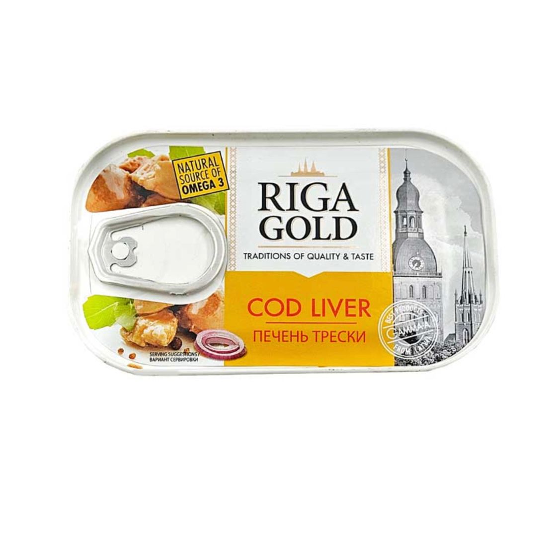 Печень трески Riga gold 120g